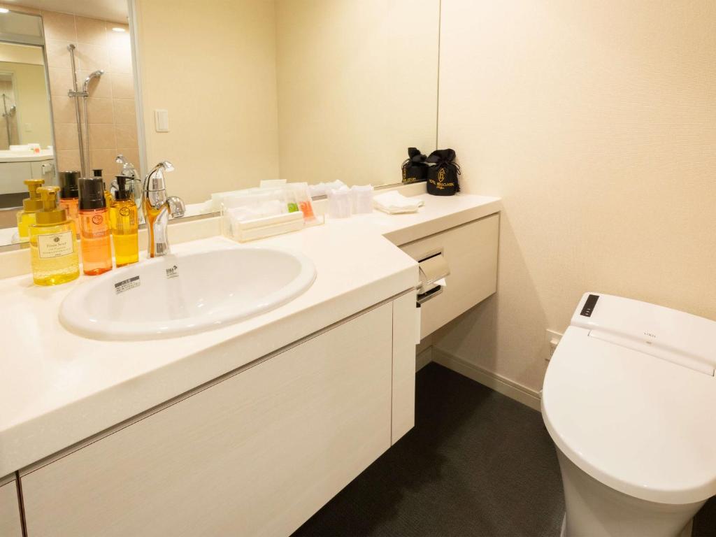 Koupelna v ubytování Hotel Bellclassic Tokyo