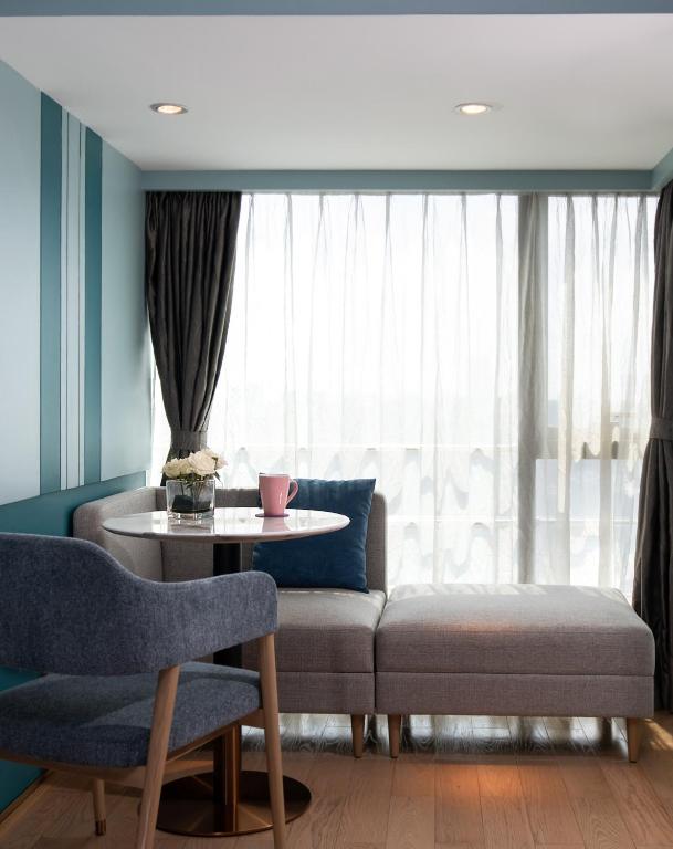 Posezení v ubytování Sentosa Hotel Apartment Taoyuan Branch