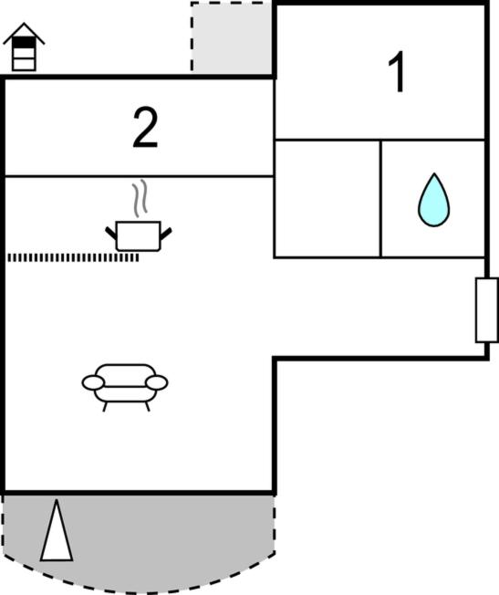 Půdorys ubytování Apartman Mikulić Makarska