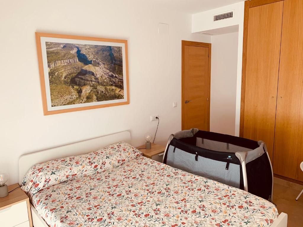Postel nebo postele na pokoji v ubytování Casa del Herrero