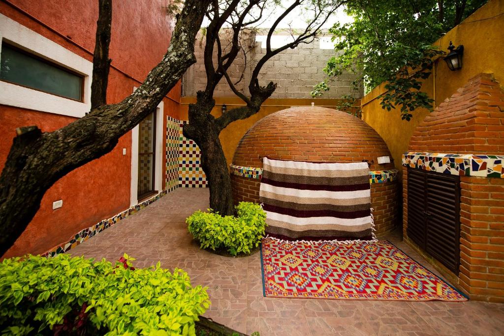 Zahrada ubytování La Casona Tequisquiapan Hotel & Spa