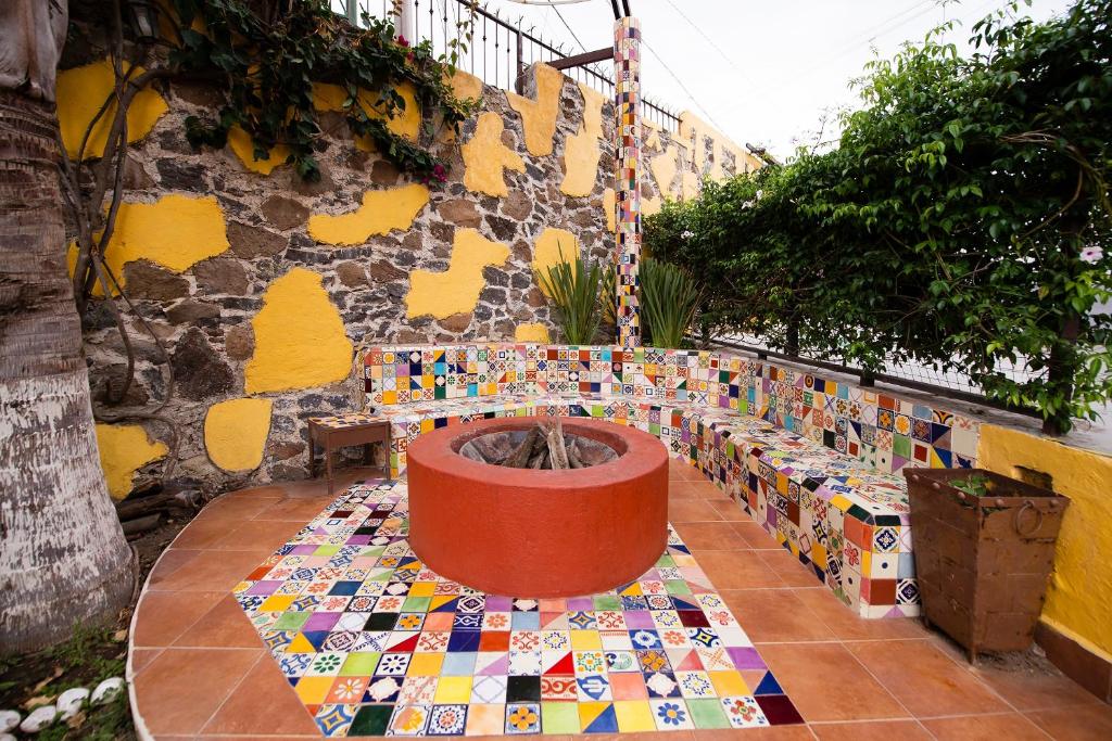 Zahrada ubytování La Casona Tequisquiapan Hotel & Spa