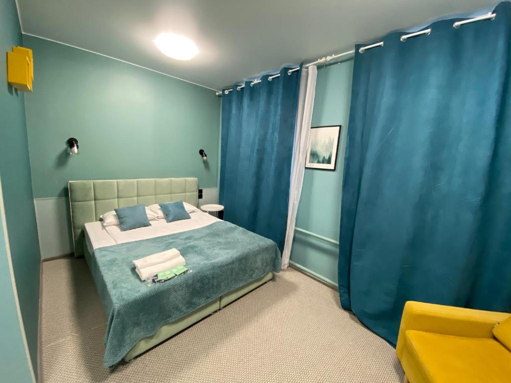 
Кровать или кровати в номере Hotel Sultan-3 on Belorusskaya
