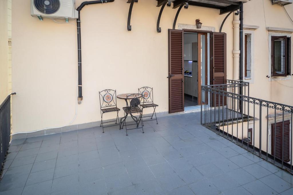Balkón alebo terasa v ubytovaní Apartmani Dada