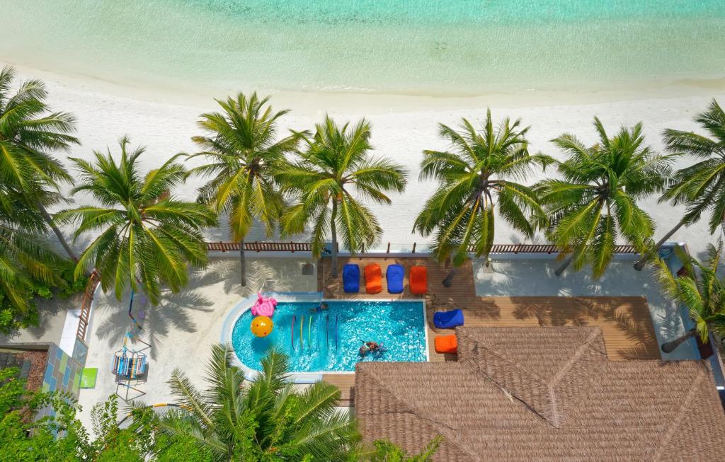 Bazén v ubytování Villa Nautica Paradise Island Resort nebo v jeho okolí