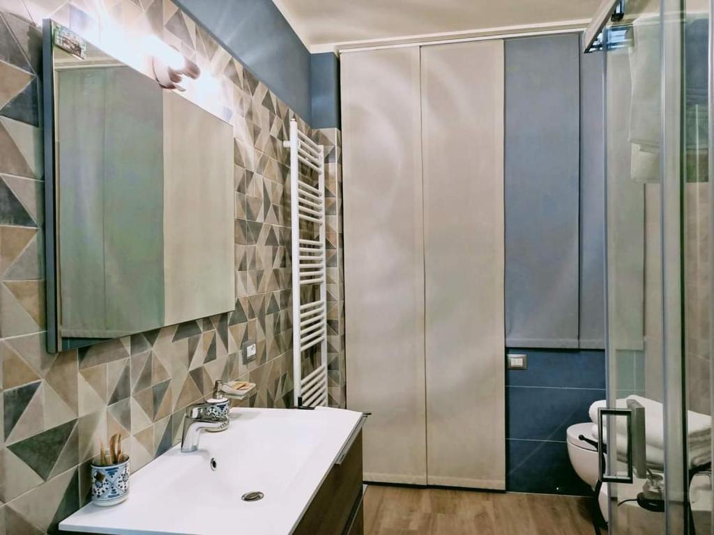 Kúpeľňa v ubytovaní B&b La Rocca