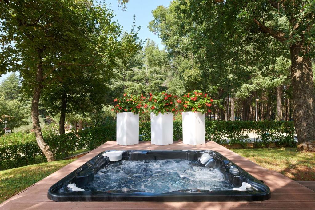 Ein Garten an der Unterkunft Villas Bellevue Plava Laguna