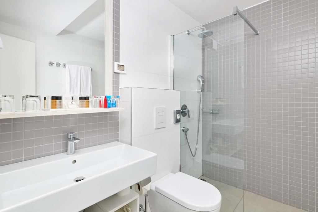 Ein Badezimmer in der Unterkunft Villas Bellevue Plava Laguna