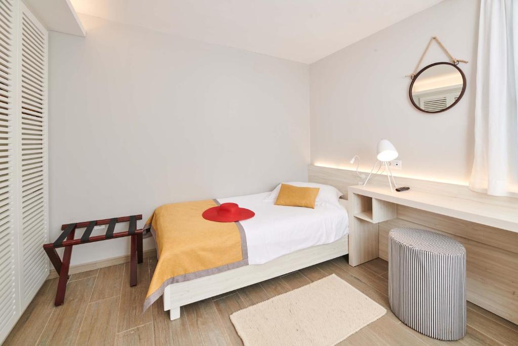 Ein Bett oder Betten in einem Zimmer der Unterkunft Villas Bellevue Plava Laguna