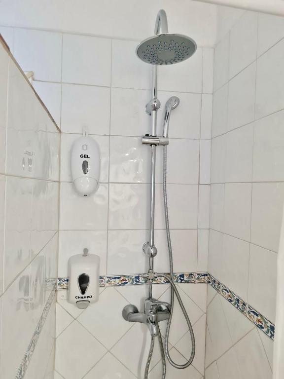 Koupelna v ubytování La Casita de la Breña.