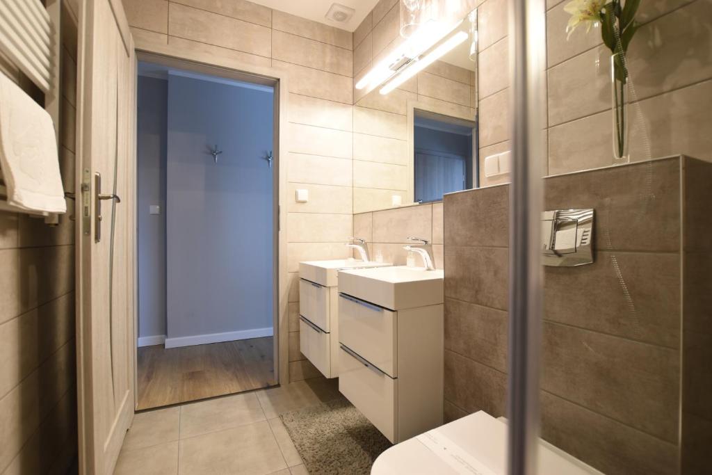 Kúpeľňa v ubytovaní Apartamenty Pod Gwiazdami