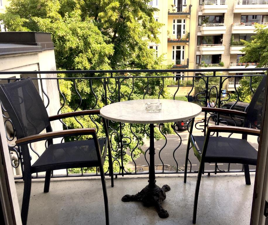 Balkón nebo terasa v ubytování Aparthotel York