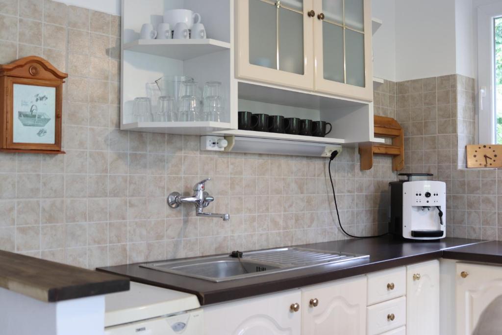 Kuchyň nebo kuchyňský kout v ubytování Grape&Wine Guesthouse