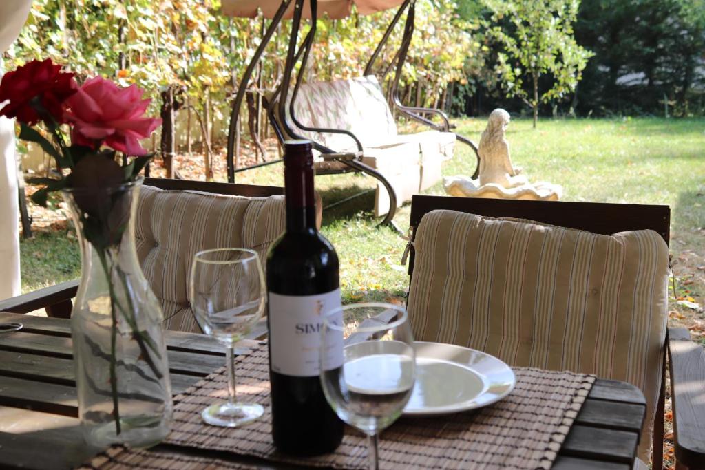 Zahrada ubytování Grape&Wine Guesthouse