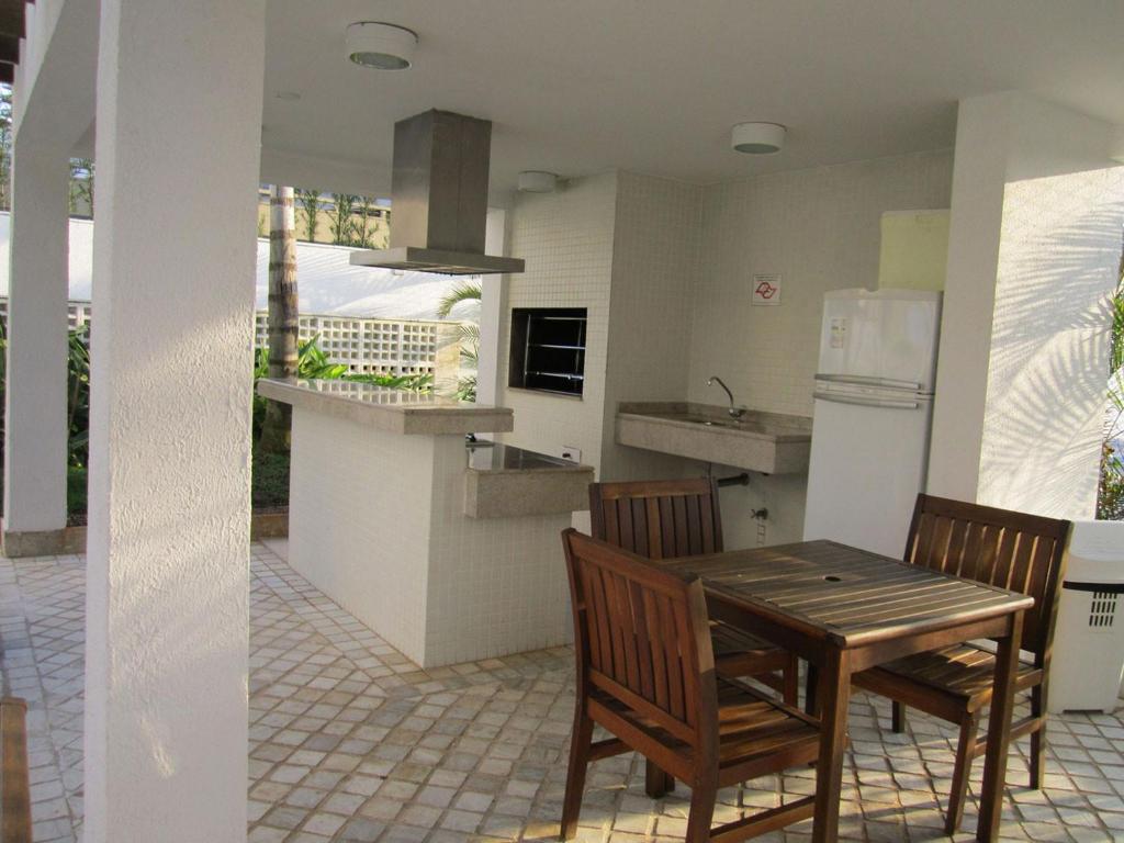  Apto com wifi e lazer em frente ao mar no Guarujá