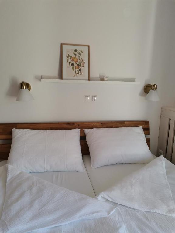 Postel nebo postele na pokoji v ubytování Apartma Lesjak - pobeg v naravo