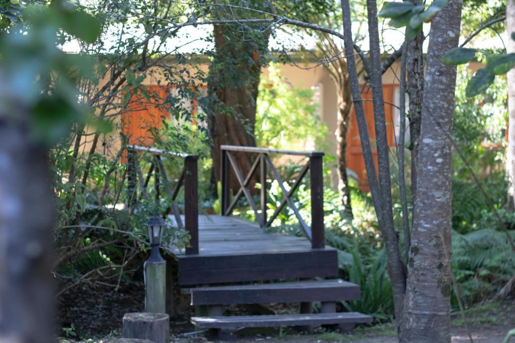 Zahrada ubytování Andelomi Forest Lodge
