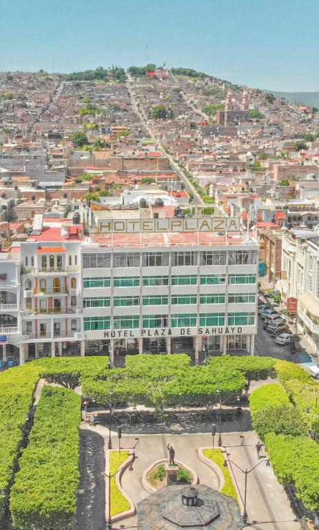 Nespecifikovaný výhled na destinaci Sahuayo de José María Morelos nebo výhled na město při pohledu z hotelu