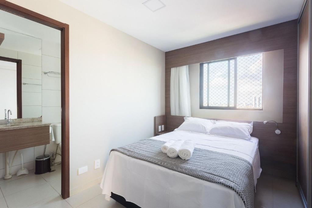 Luxuoso Flat de 2 qts ao lado do CASV e do Riomar - Apartamento De Dos Dormitorios