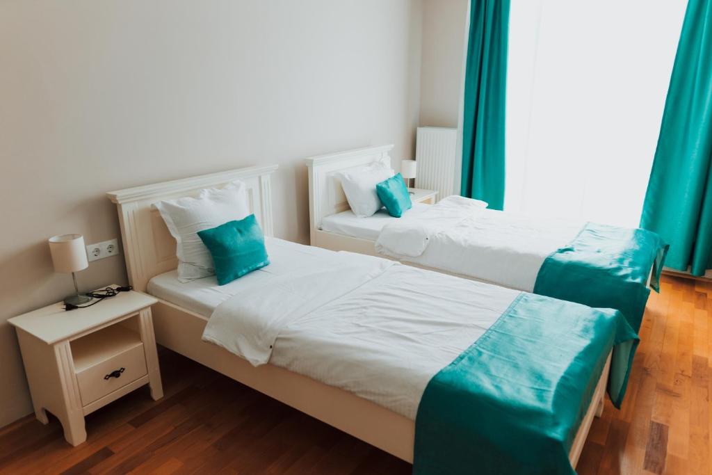Pensiunea Green Villa - Twin Room With Private Bathroom