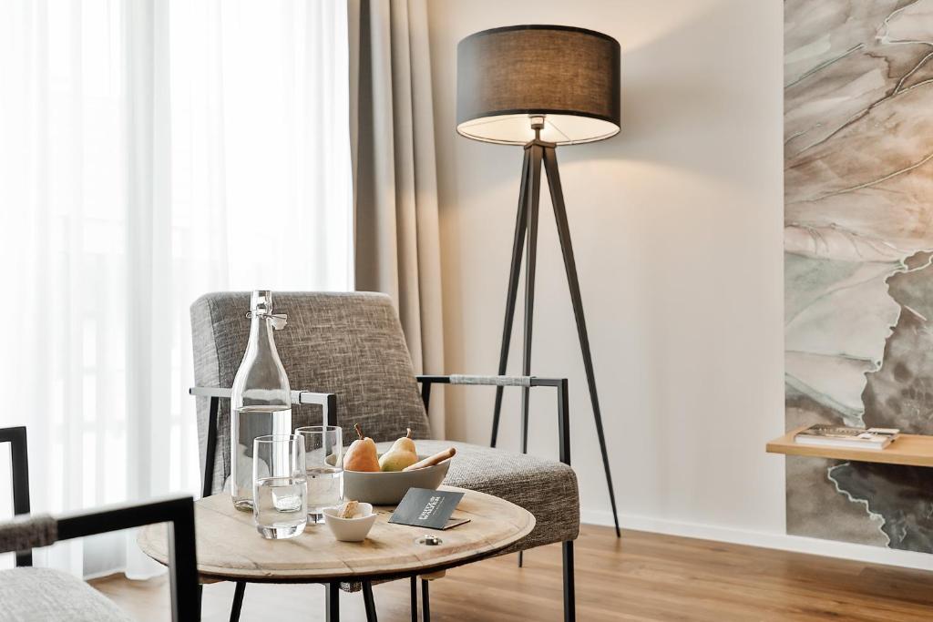 Posezení v ubytování WeinHotel Fritz Walter