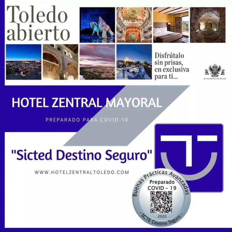 Certifikát, hodnocení, plakát nebo jiný dokument vystavený v ubytování Hotel Zentral Mayoral