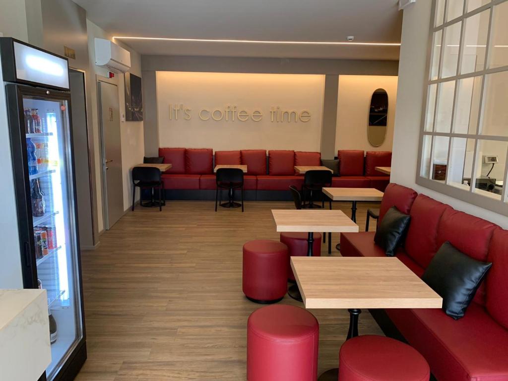 Posezení v ubytování Hotel Alex