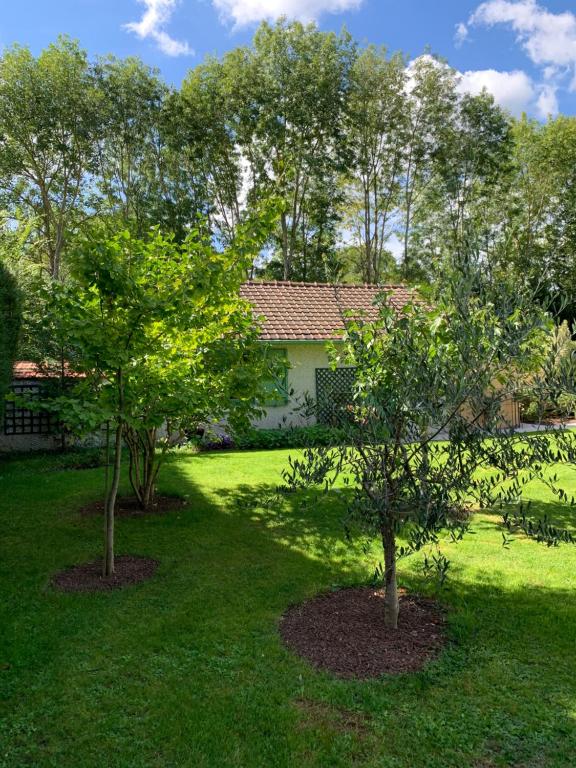 Zahrada ubytování L'Orée de Giverny