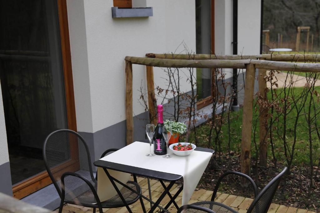 Zahrada ubytování B&B Hippo-Droom