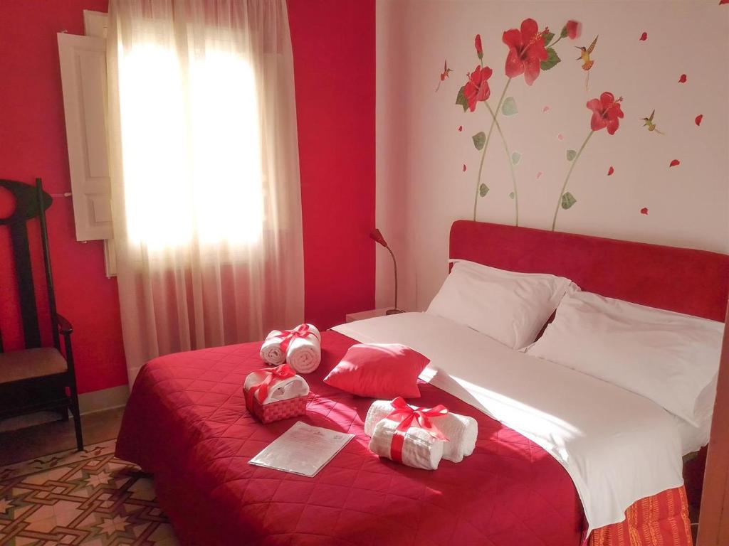 Postel nebo postele na pokoji v ubytování Bed & Breakfast StradaNuova