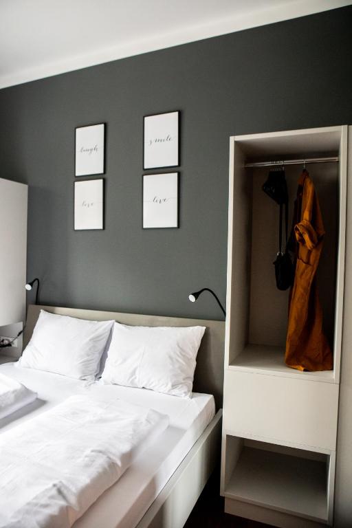 Postel nebo postele na pokoji v ubytování Hotel Restaurant Joseph