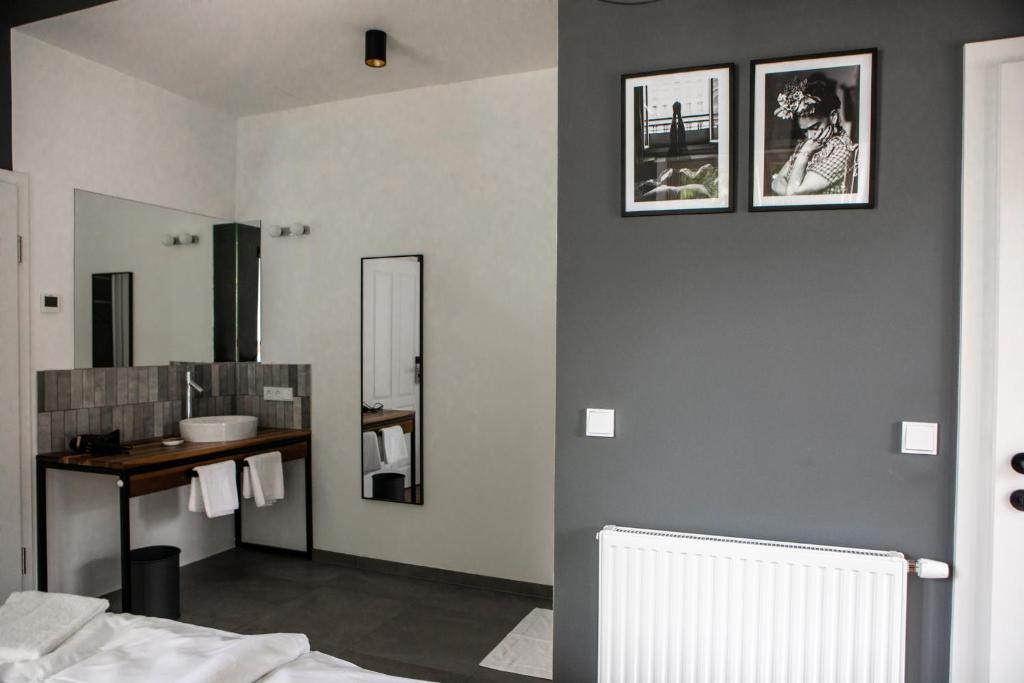 Postel nebo postele na pokoji v ubytování Hotel Restaurant Joseph