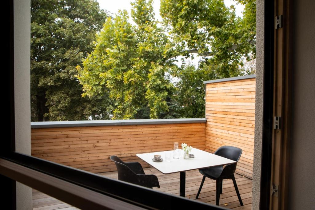 Balkón nebo terasa v ubytování Hotel Restaurant Joseph