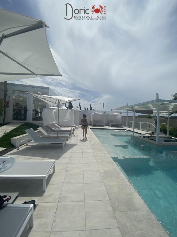 Bazén v ubytování Doric Eco Boutique Resort & Spa - Sicily nebo v jeho okolí