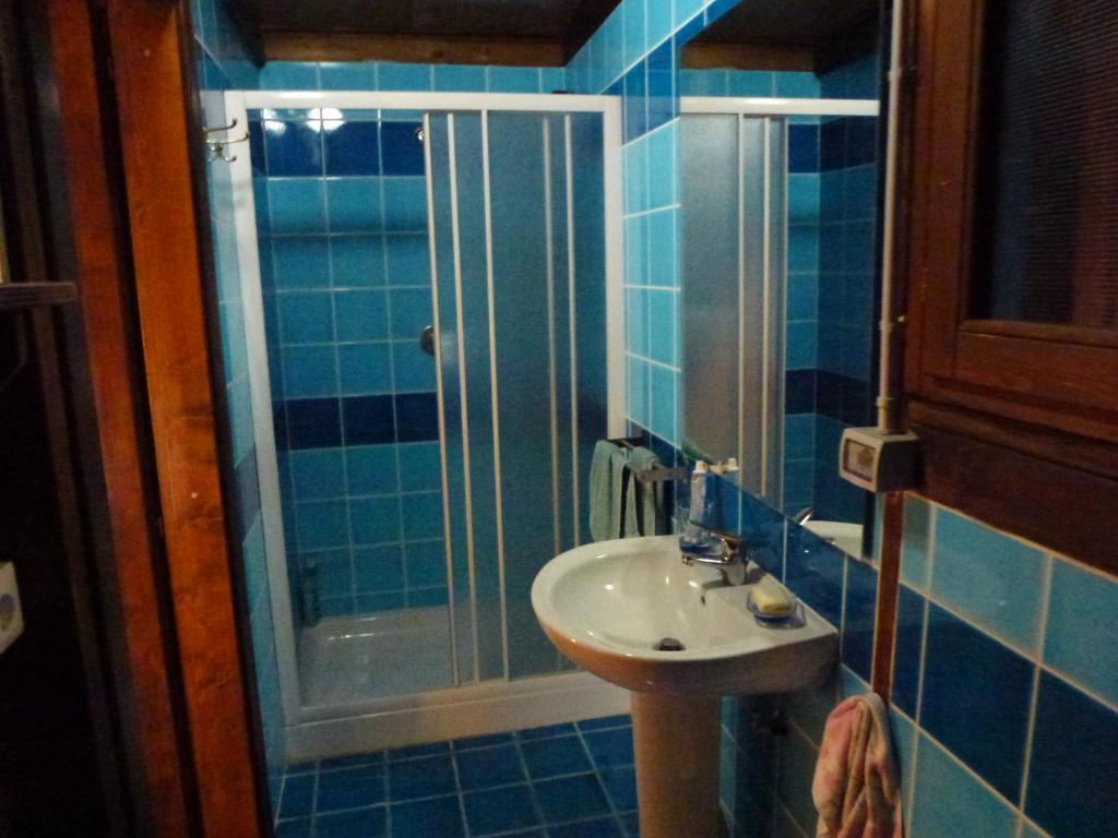 Koupelna v ubytování Villaggio Camping Calapineta