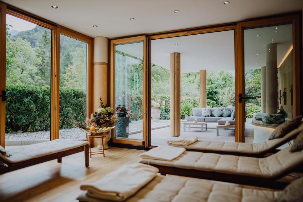 Posezení v ubytování Hotel Pass Lueg
