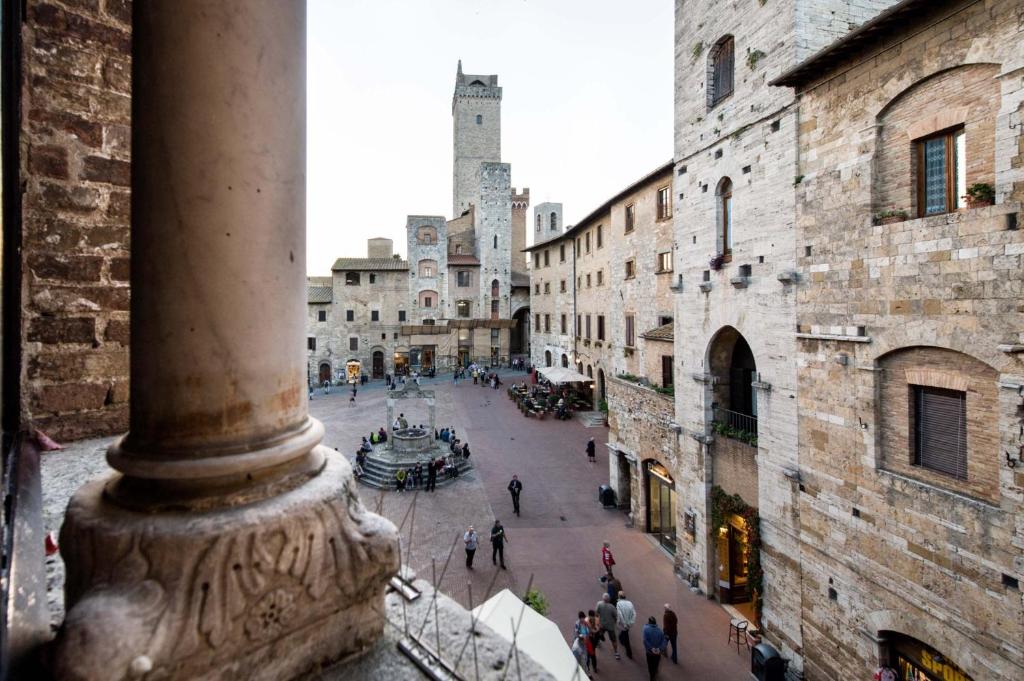 Vista general de San Gimignano o vistes de la ciutat des del bed and breakfast