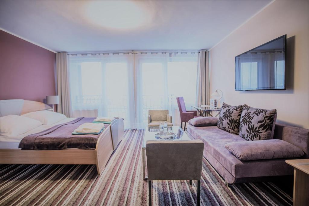 Posezení v ubytování Hotel New Wave
