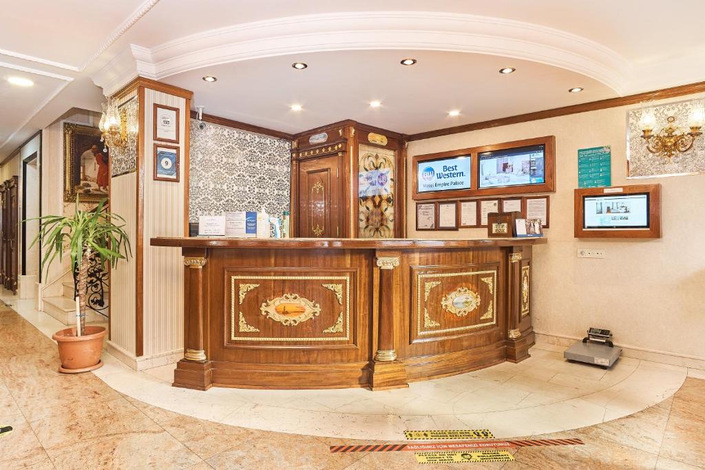 The lobby or reception area at Best Western Empire Palace Hotel & Spa