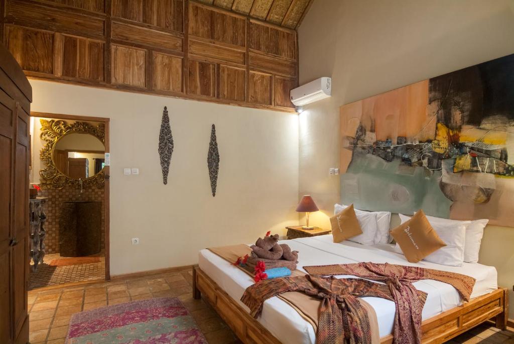 Voodi või voodid majutusasutuse Dolcemare Resort toas