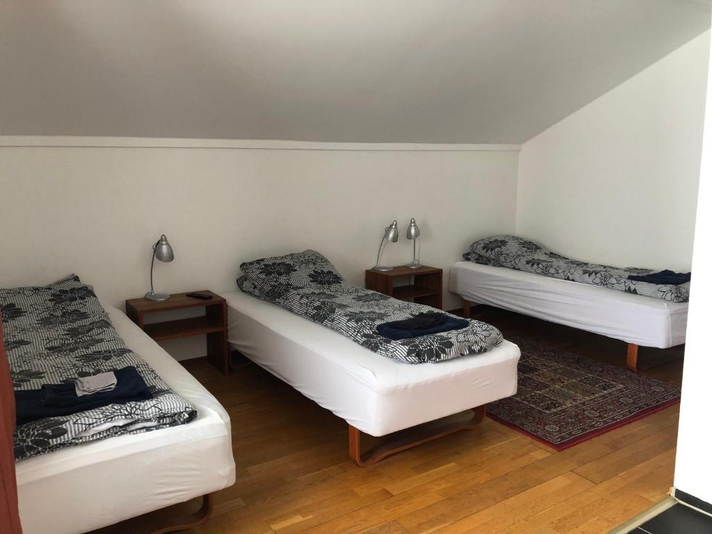 Postel nebo postele na pokoji v ubytování Country Hotel Heydalur