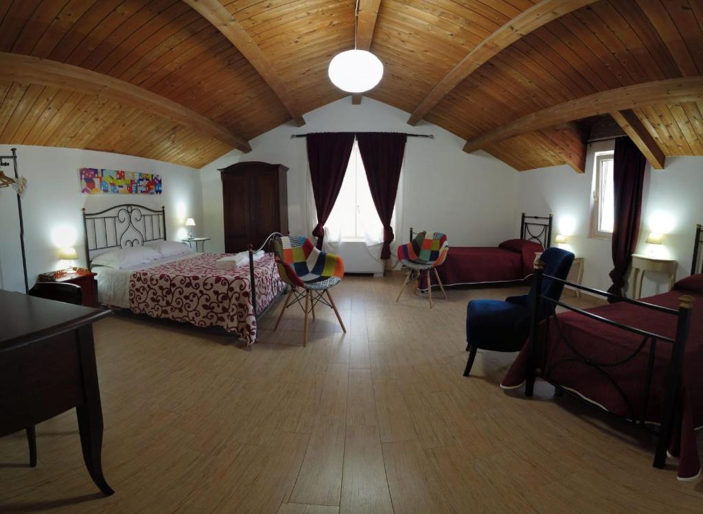 Postel nebo postele na pokoji v ubytování Residenza delle Grazie