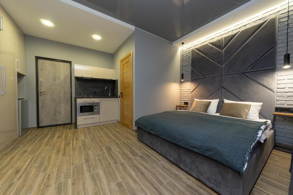 Kuchyň nebo kuchyňský kout v ubytování Tomas apartments