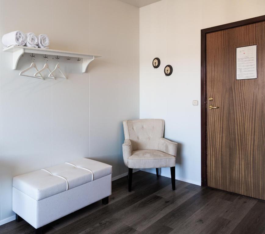 Posezení v ubytování Guesthouse Hamar