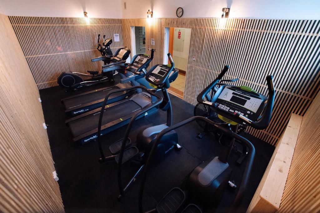 Fitness centrum a/nebo fitness zařízení v ubytování Karpackie Pokoje