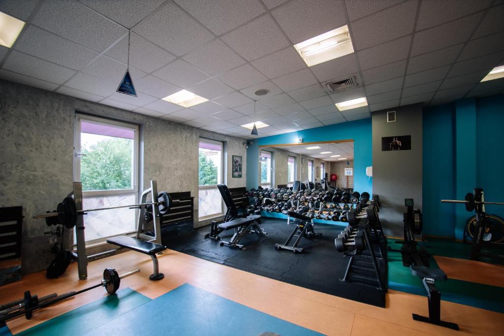 Fitness centrum a/nebo fitness zařízení v ubytování Karpackie Pokoje