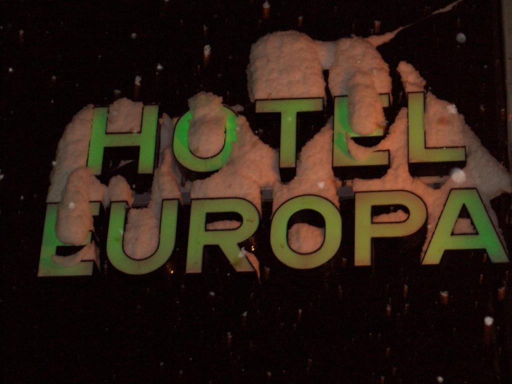 Certifikát, hodnocení, plakát nebo jiný dokument vystavený v ubytování Hotel Europa