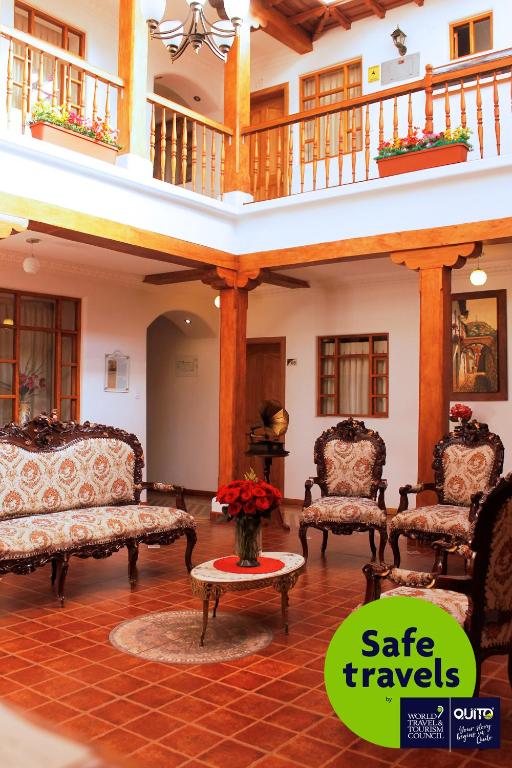 Posezení v ubytování Casa Hotel Las Plazas