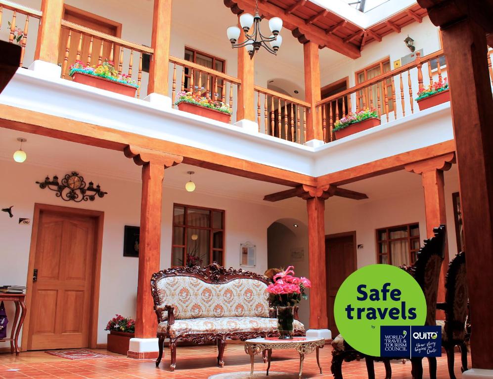 Posezení v ubytování Casa Hotel Las Plazas