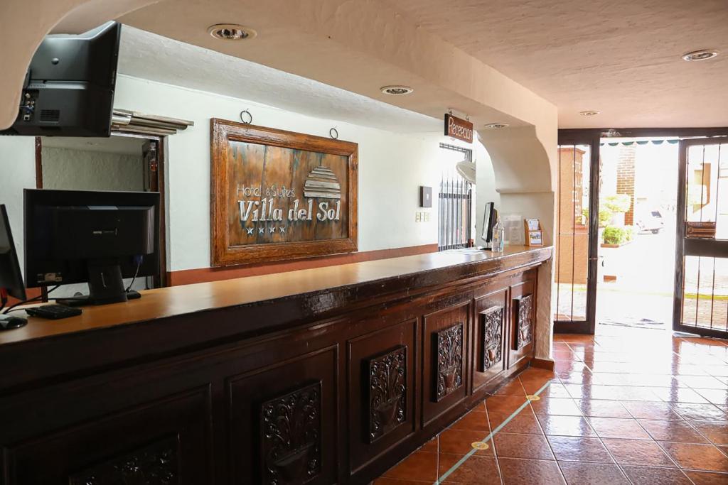 Kuchyň nebo kuchyňský kout v ubytování Hotel & Suites Villa del Sol